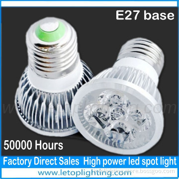 Factory Direct sales good quality 4W E27 high power led spot lamp